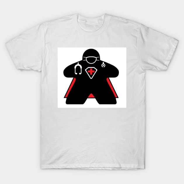 Hero Doctor Meeple T-Shirt by Canderella
